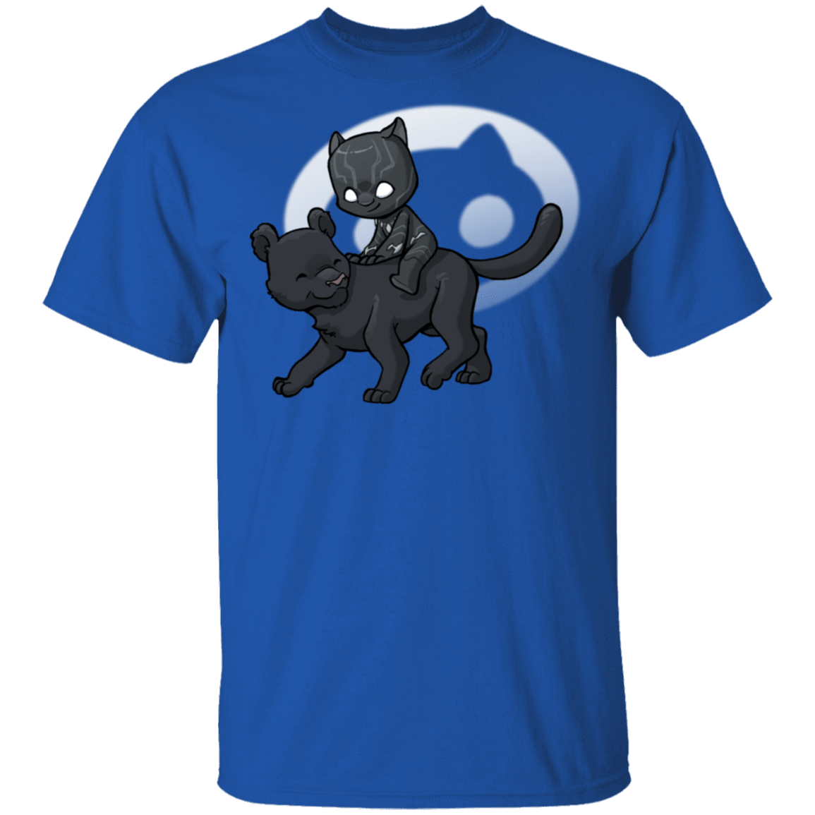 T-Shirts Royal / S Young Hero Black Panther T-Shirt