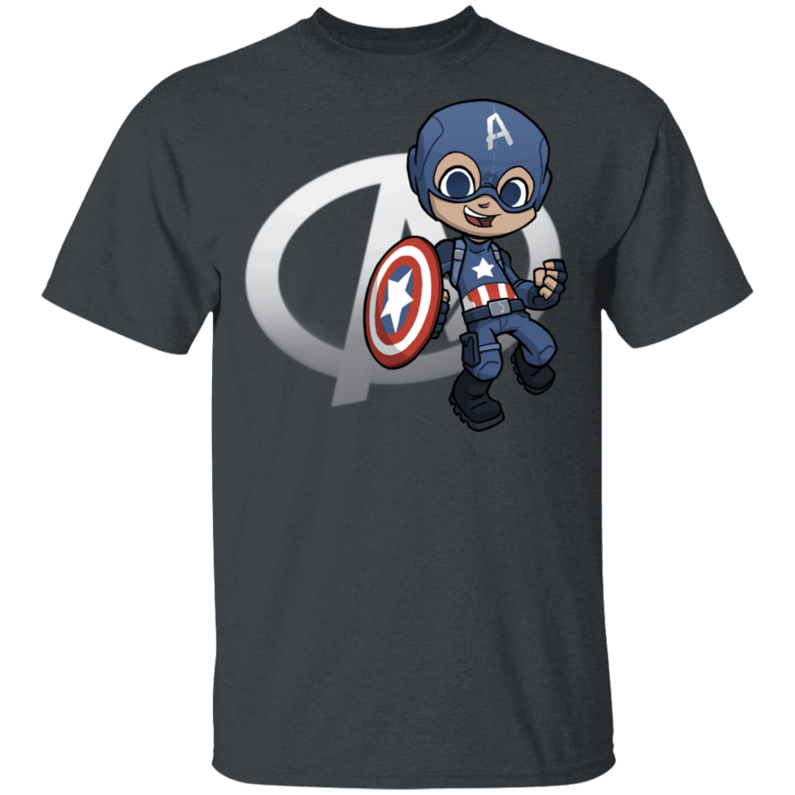 T-Shirts Dark Heather / S Young Hero Captain T-Shirt