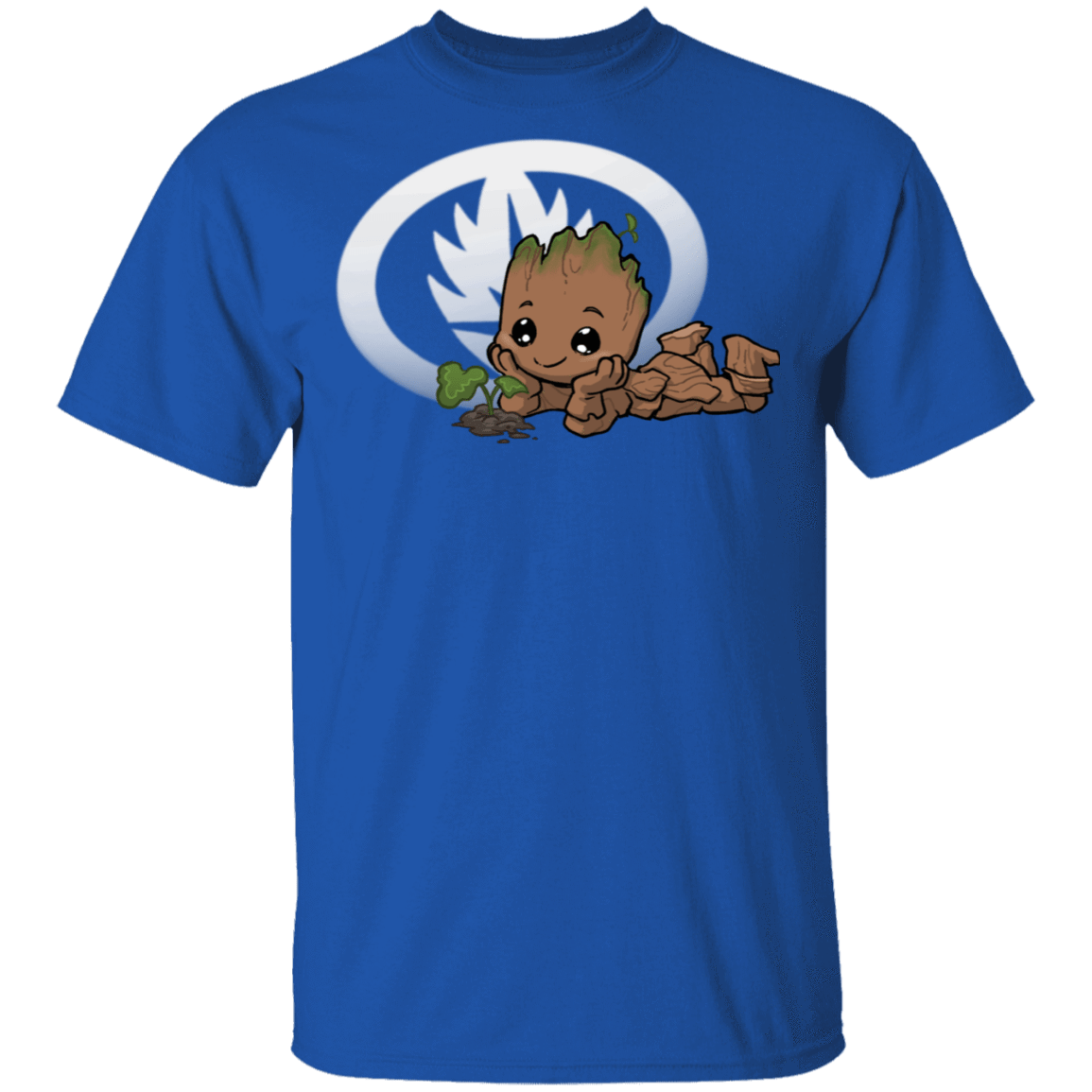 T-Shirts Royal / S Young Hero Groot T-Shirt