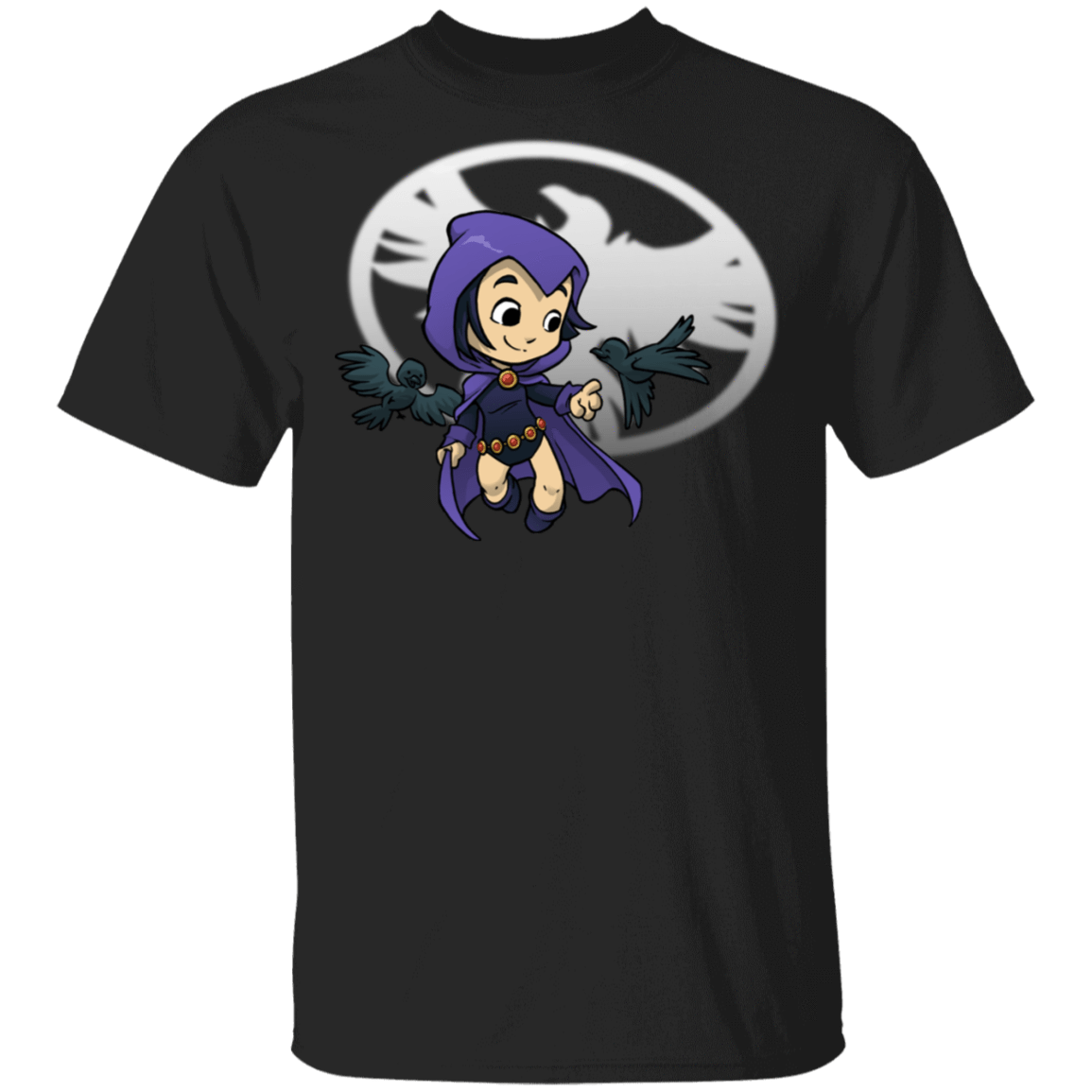 T-Shirts Black / S Young Hero Raven T-Shirt