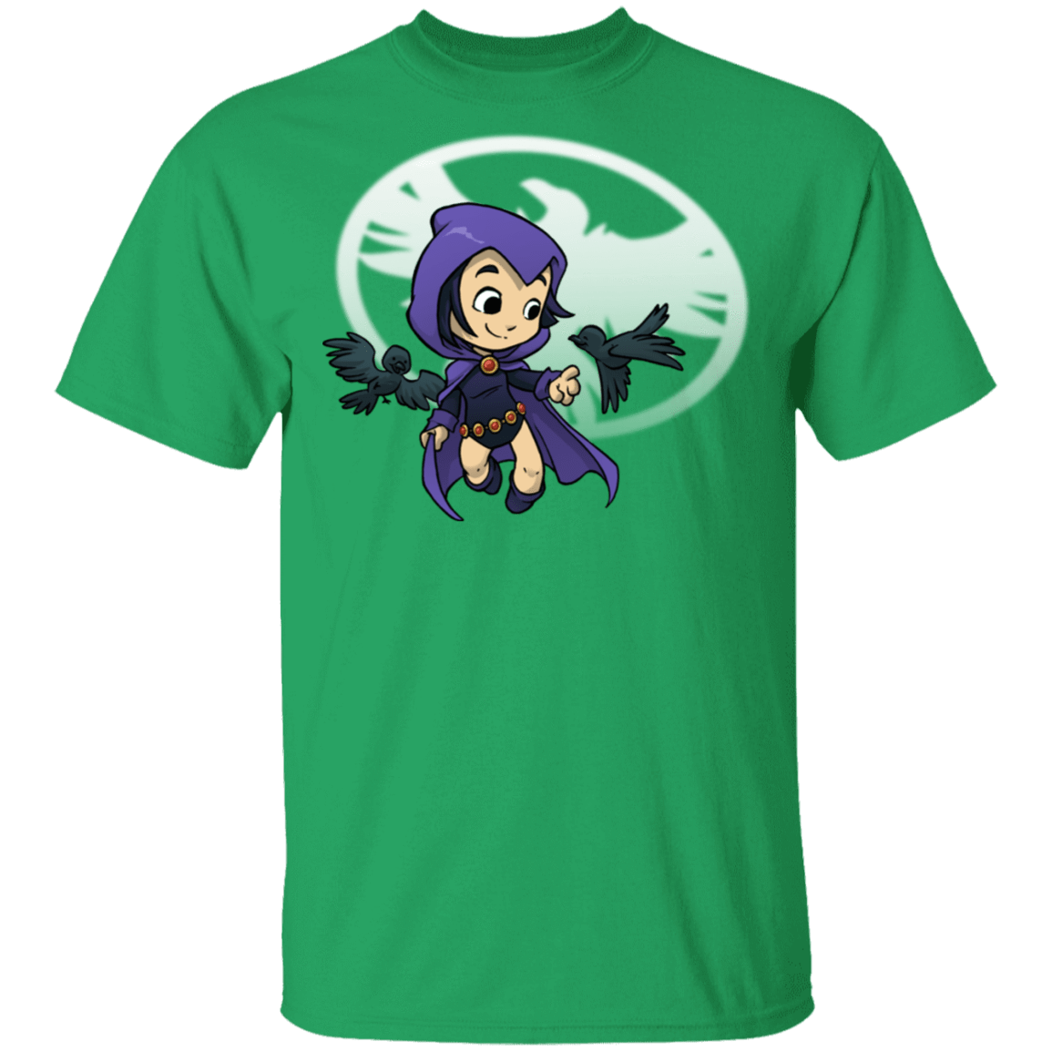 T-Shirts Irish Green / S Young Hero Raven T-Shirt