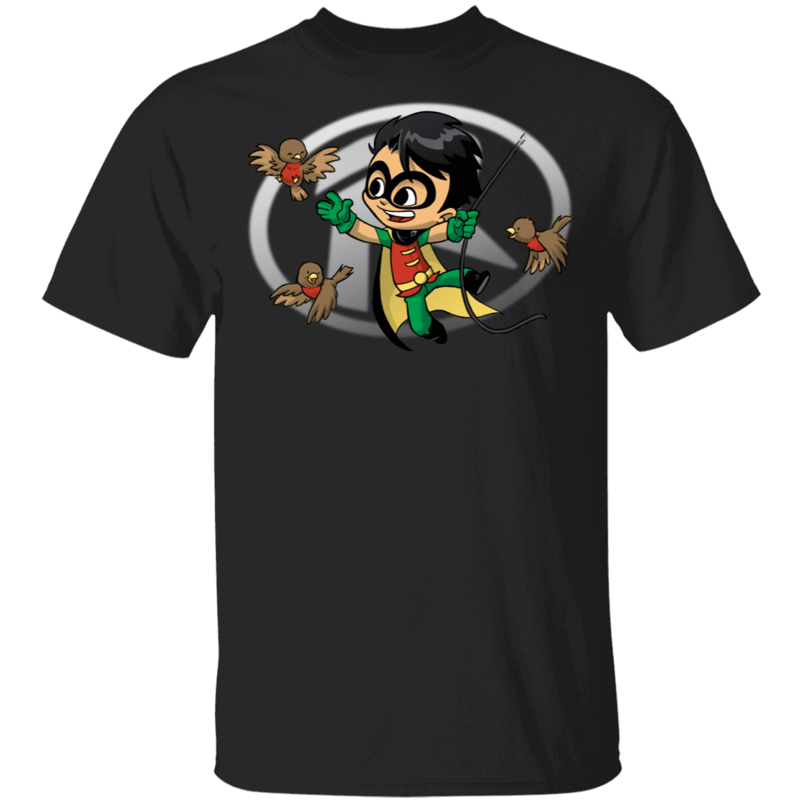 T-Shirts Black / S Young Hero Robin T-Shirt