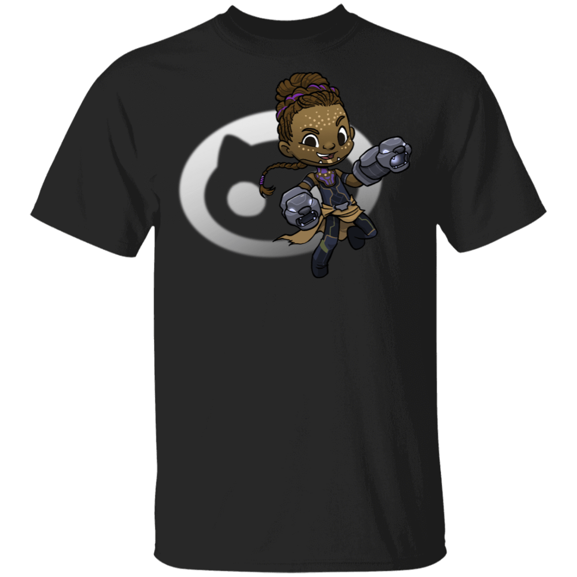 T-Shirts Black / S Young Hero Shuri T-Shirt