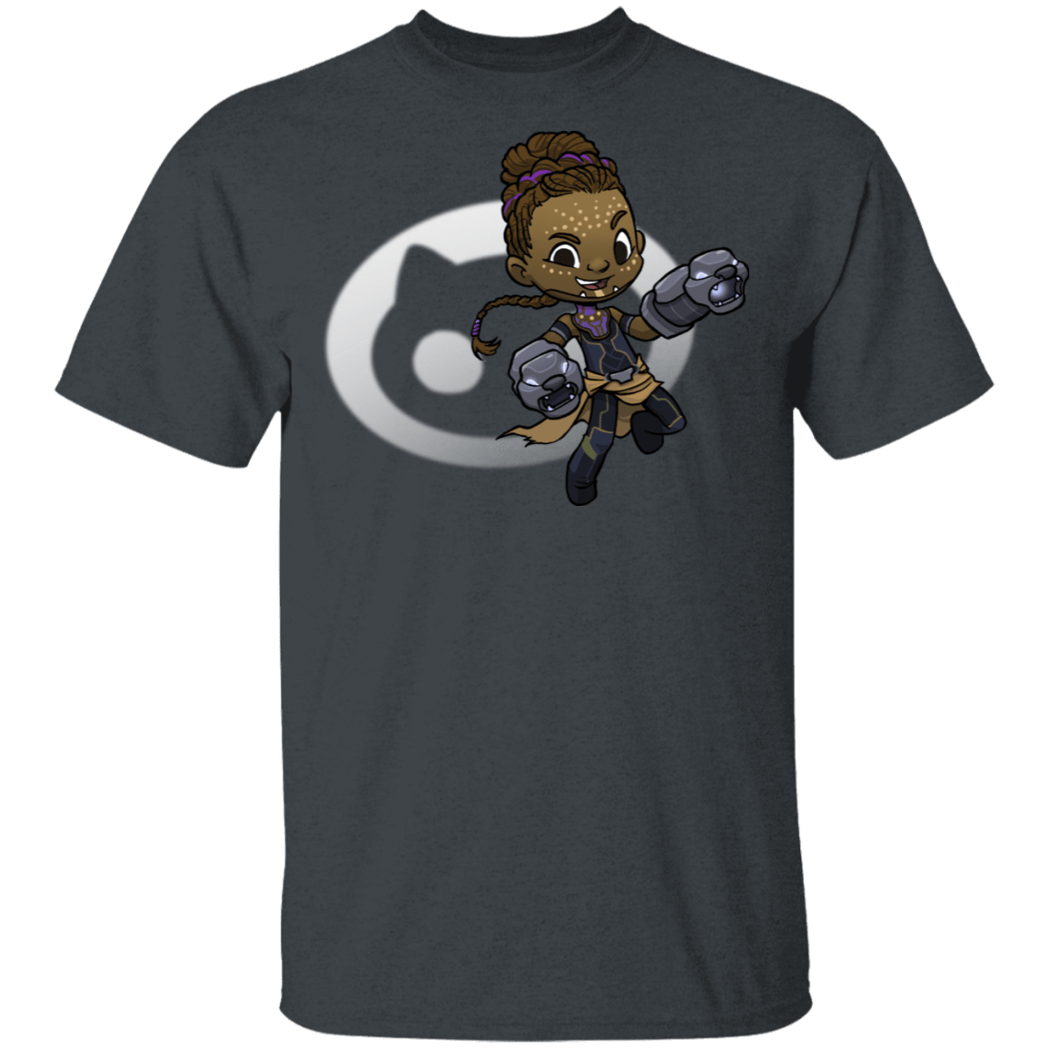 T-Shirts Dark Heather / S Young Hero Shuri T-Shirt