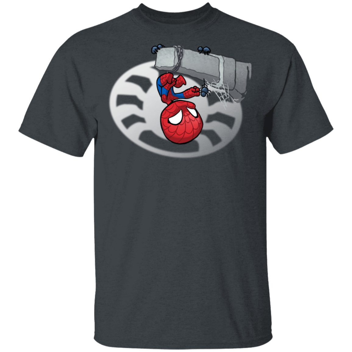 T-Shirts Dark Heather / S Young Hero Spidey T-Shirt