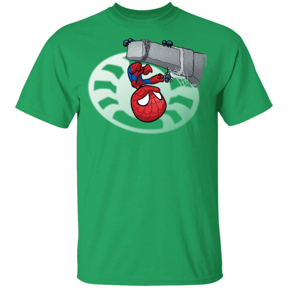 T-Shirts Irish Green / YXS Young Hero Spidey Youth T-Shirt