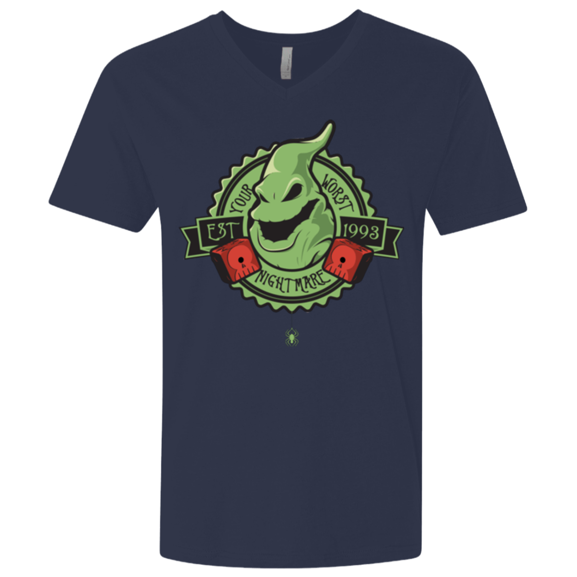 T-Shirts Midnight Navy / X-Small YOUR WORST NIGHTMARE Men's Premium V-Neck