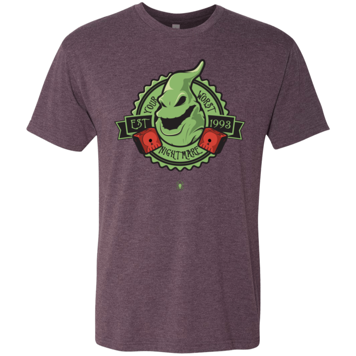 T-Shirts Vintage Purple / Small YOUR WORST NIGHTMARE Men's Triblend T-Shirt