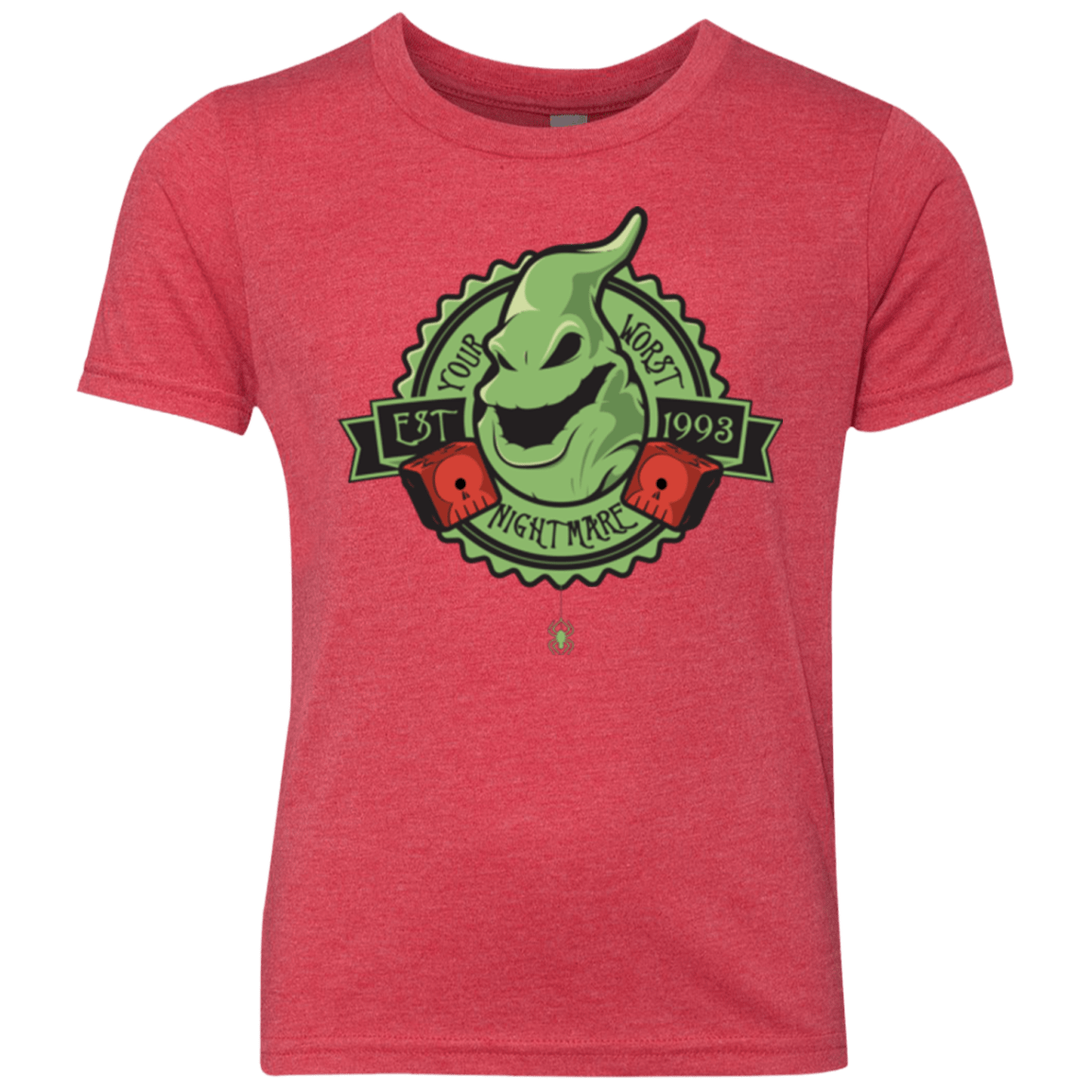 T-Shirts Vintage Red / YXS YOUR WORST NIGHTMARE Youth Triblend T-Shirt