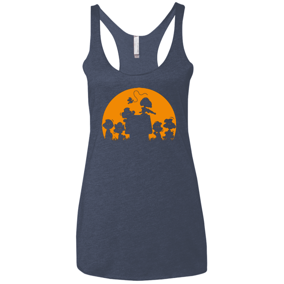 T-Shirts Vintage Navy / X-Small Youre A Zombie Chuck Women's Triblend Racerback Tank