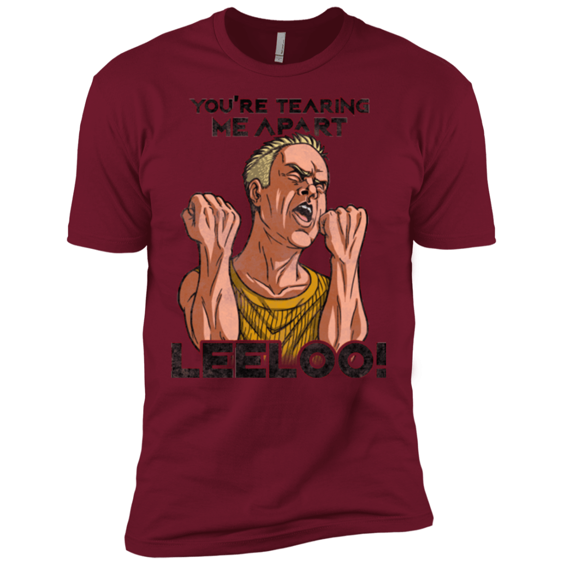 T-Shirts Cardinal / X-Small Youre Tearing Me Apart Leeloo Men's Premium T-Shirt