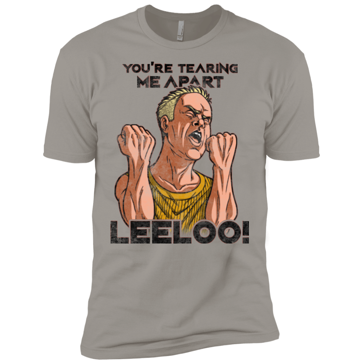 T-Shirts Light Grey / X-Small Youre Tearing Me Apart Leeloo Men's Premium T-Shirt