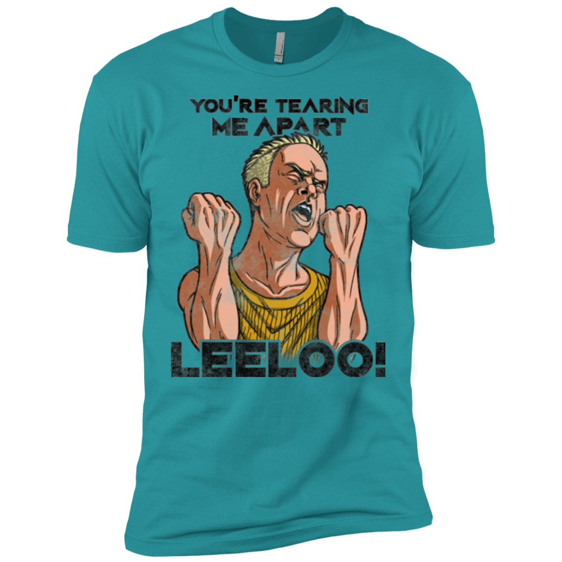 T-Shirts Tahiti Blue / X-Small Youre Tearing Me Apart Leeloo Men's Premium T-Shirt