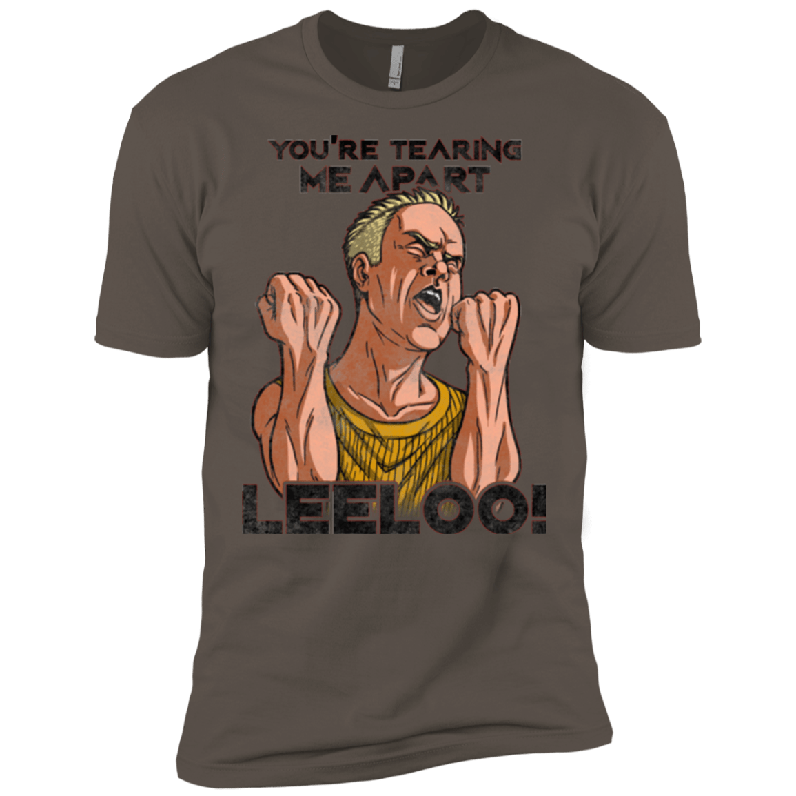 T-Shirts Warm Grey / X-Small Youre Tearing Me Apart Leeloo Men's Premium T-Shirt