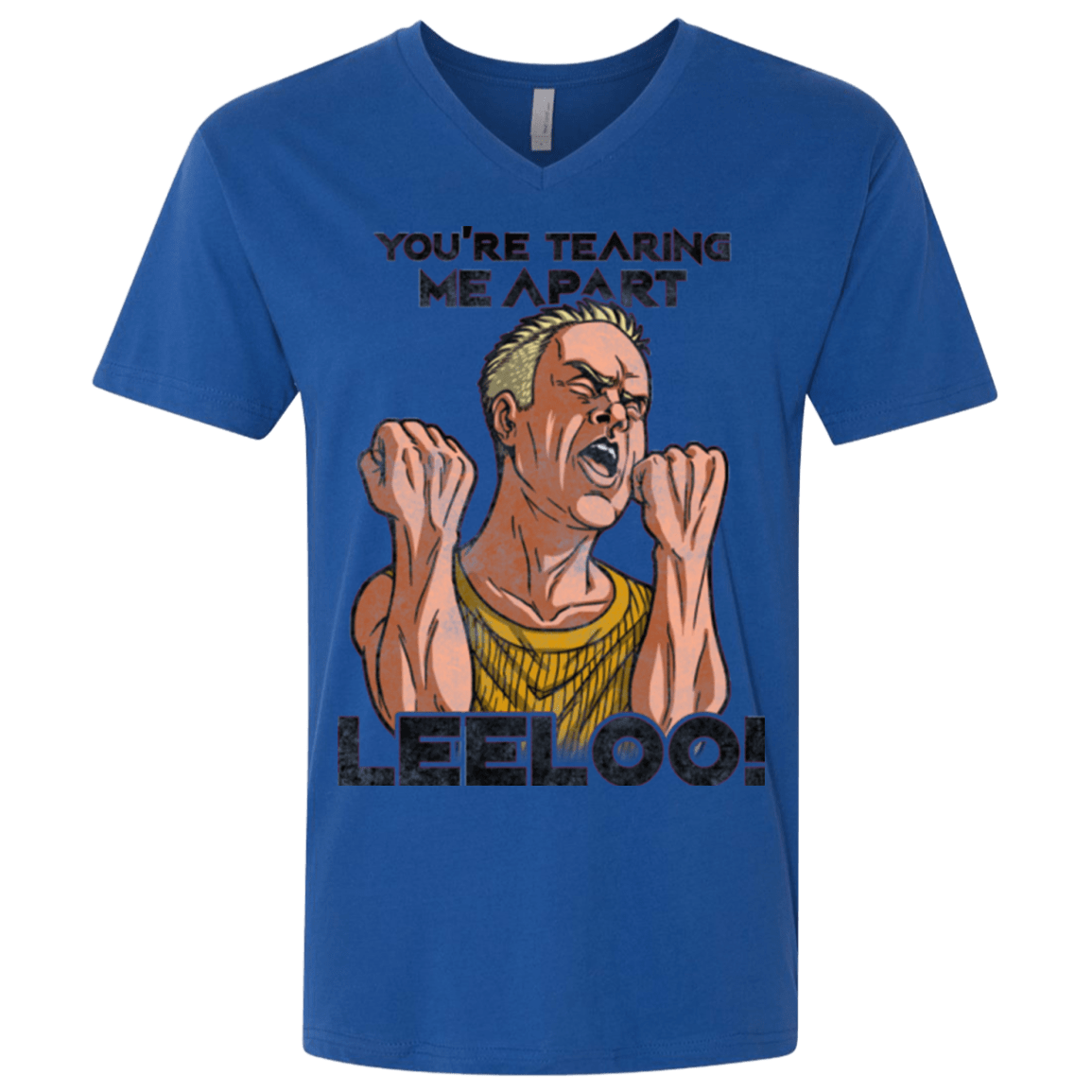 T-Shirts Royal / X-Small Youre Tearing Me Apart Leeloo Men's Premium V-Neck