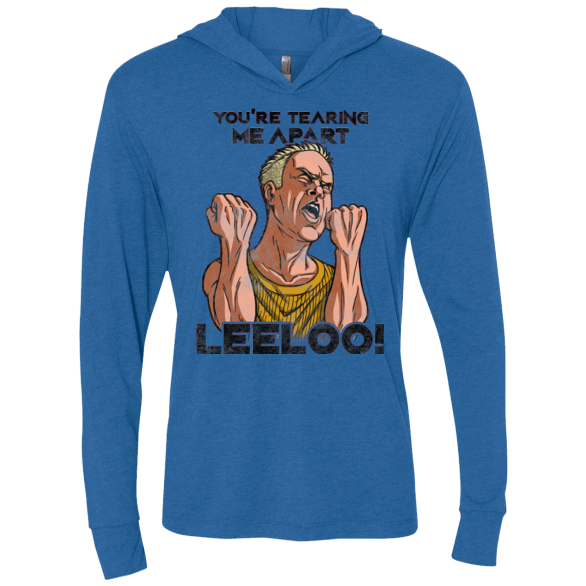 T-Shirts Vintage Royal / X-Small Youre Tearing Me Apart Leeloo Triblend Long Sleeve Hoodie Tee