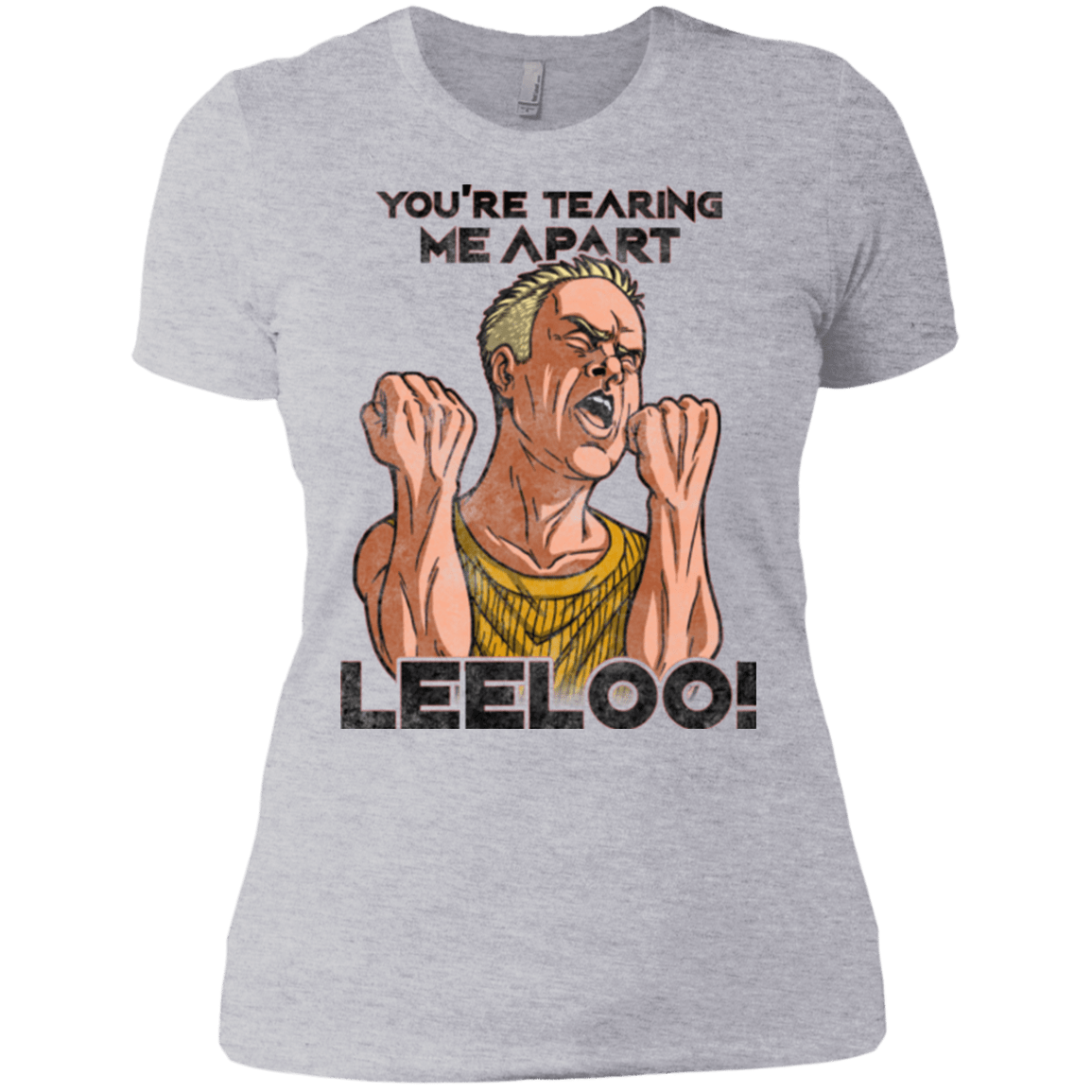 T-Shirts Heather Grey / X-Small Youre Tearing Me Apart Leeloo Women's Premium T-Shirt