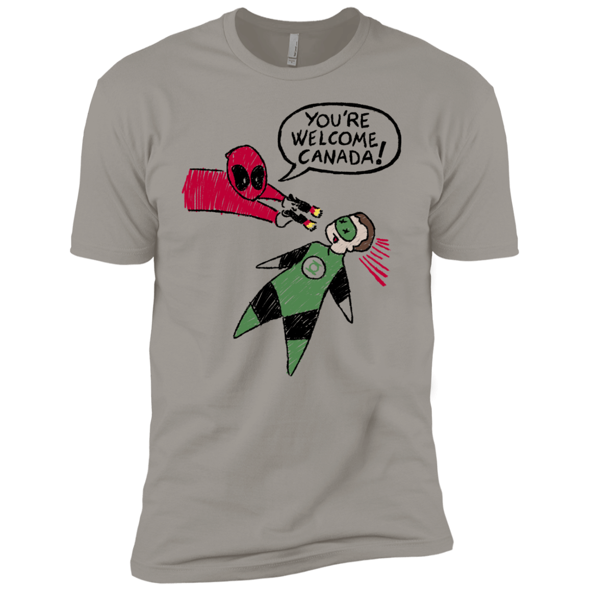 T-Shirts Light Grey / YXS Youre Welcome Canada Boys Premium T-Shirt