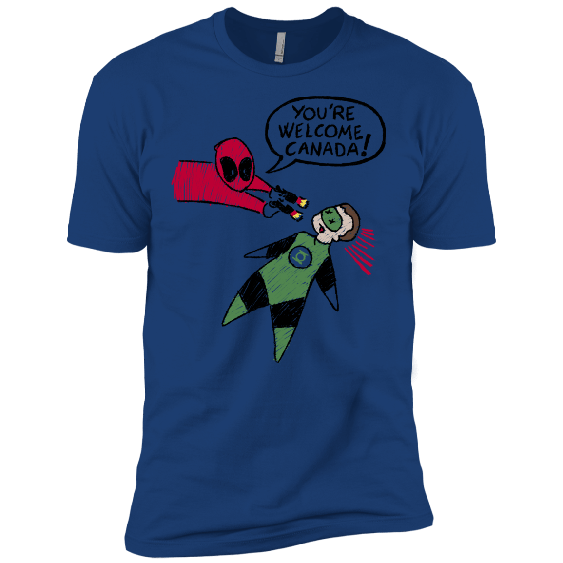 T-Shirts Royal / X-Small Youre Welcome Canada Men's Premium T-Shirt