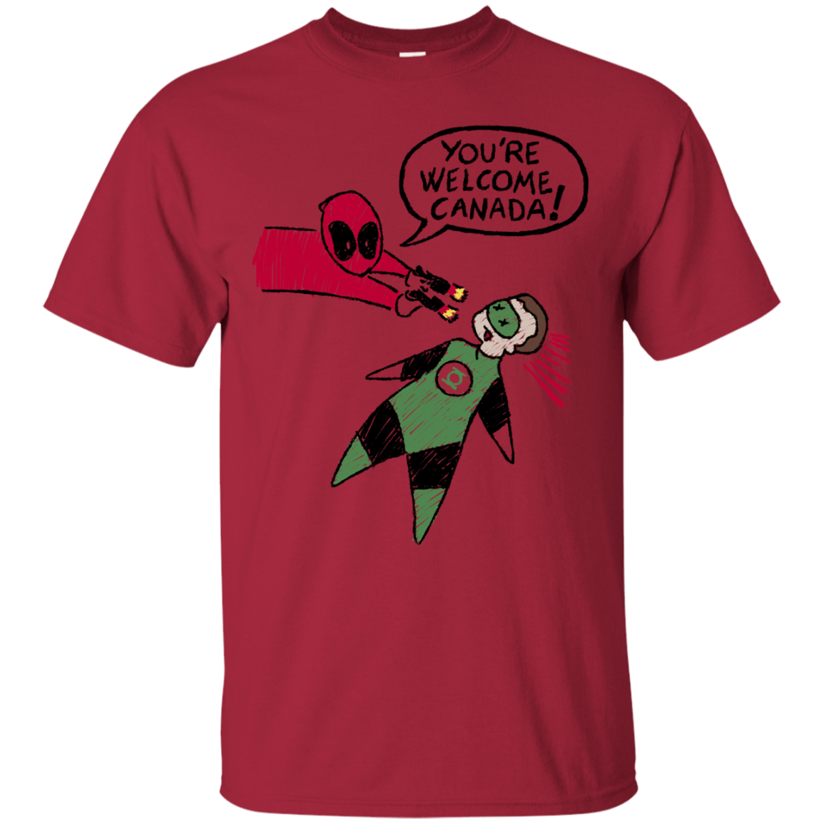 T-Shirts Cardinal / S Youre Welcome Canada T-Shirt