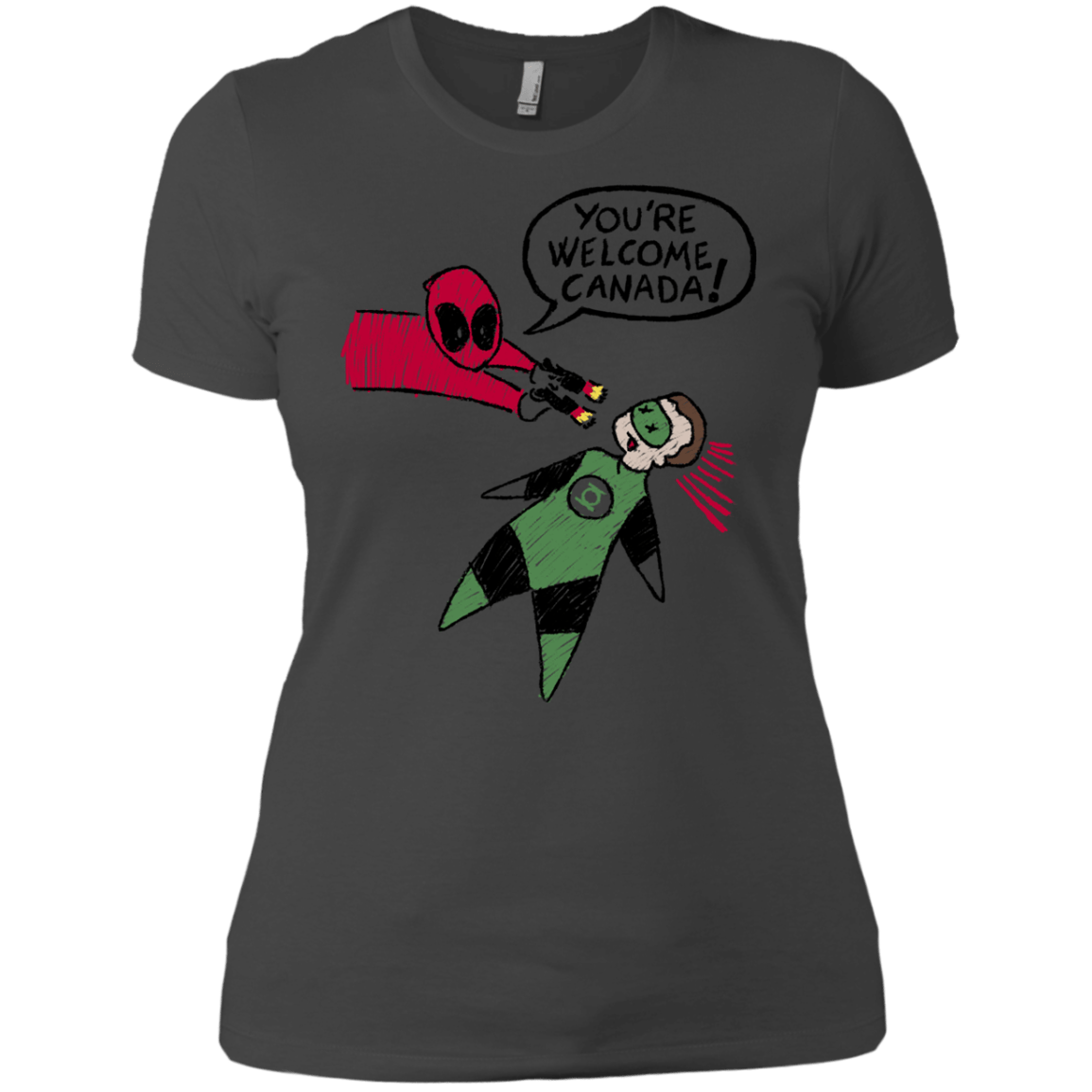 T-Shirts Heavy Metal / X-Small Youre Welcome Canada Women's Premium T-Shirt