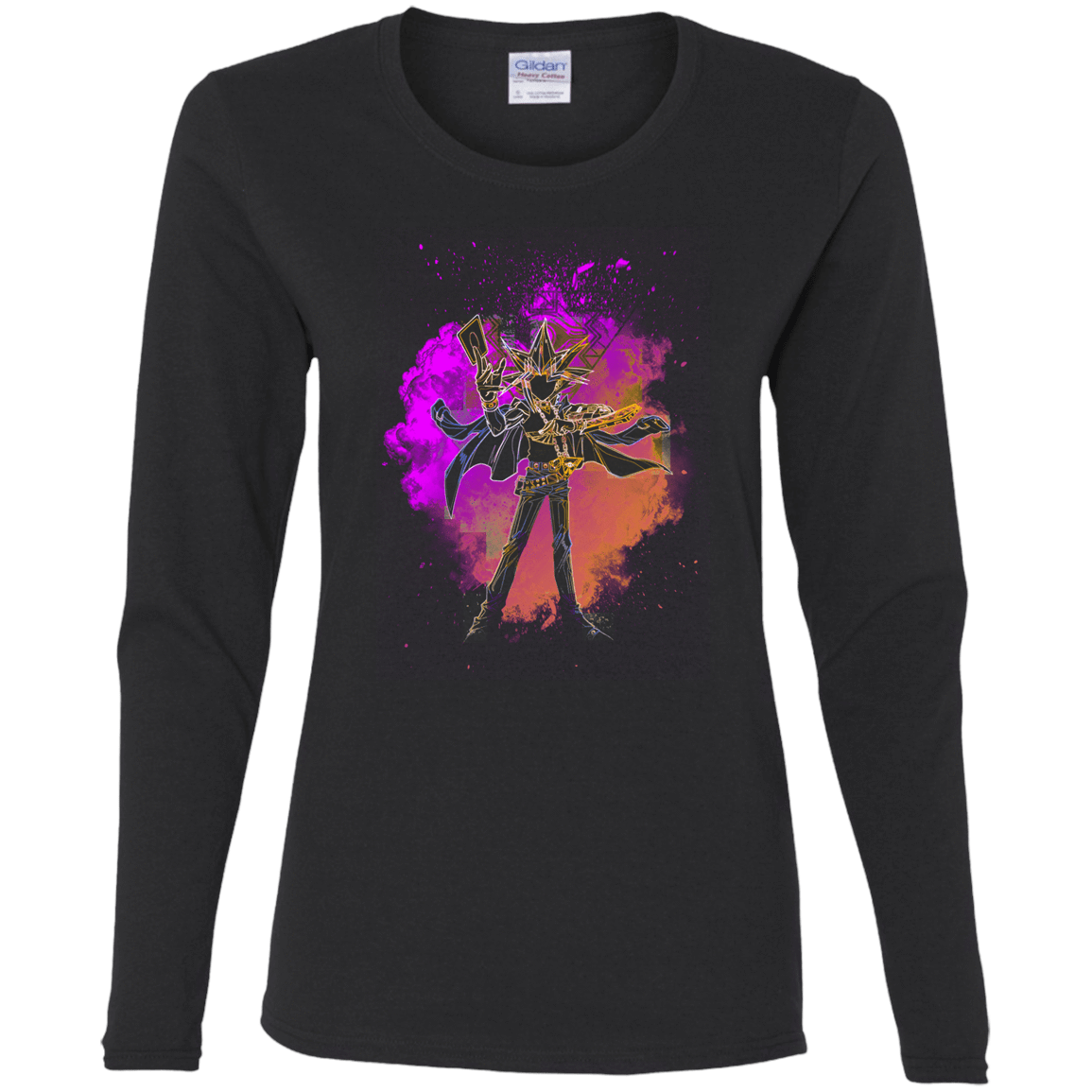 T-Shirts Black / S Yu-Gi-Oh Soul Women's Long Sleeve T-Shirt
