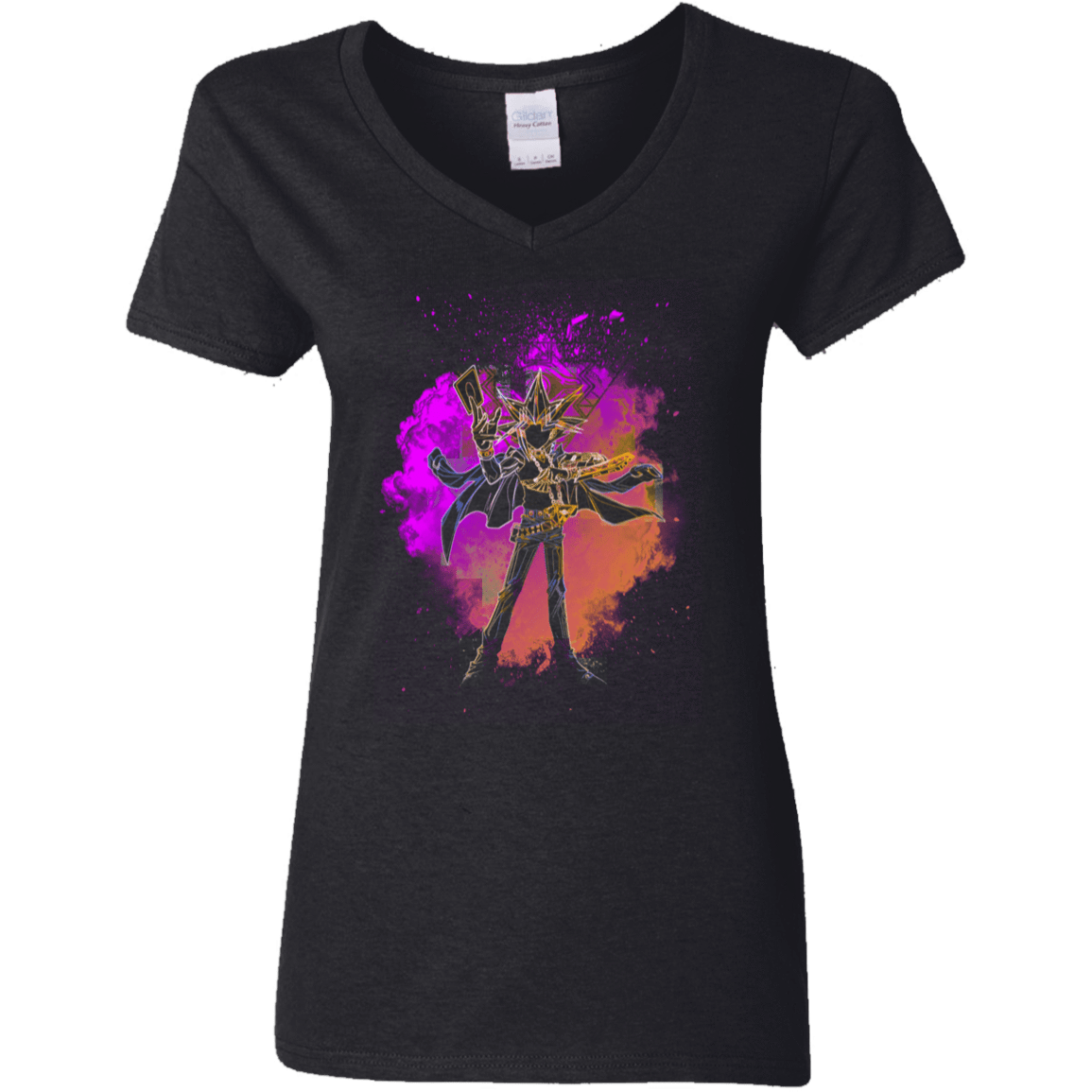 T-Shirts Black / S Yu-Gi-Oh Soul Women's V-Neck T-Shirt