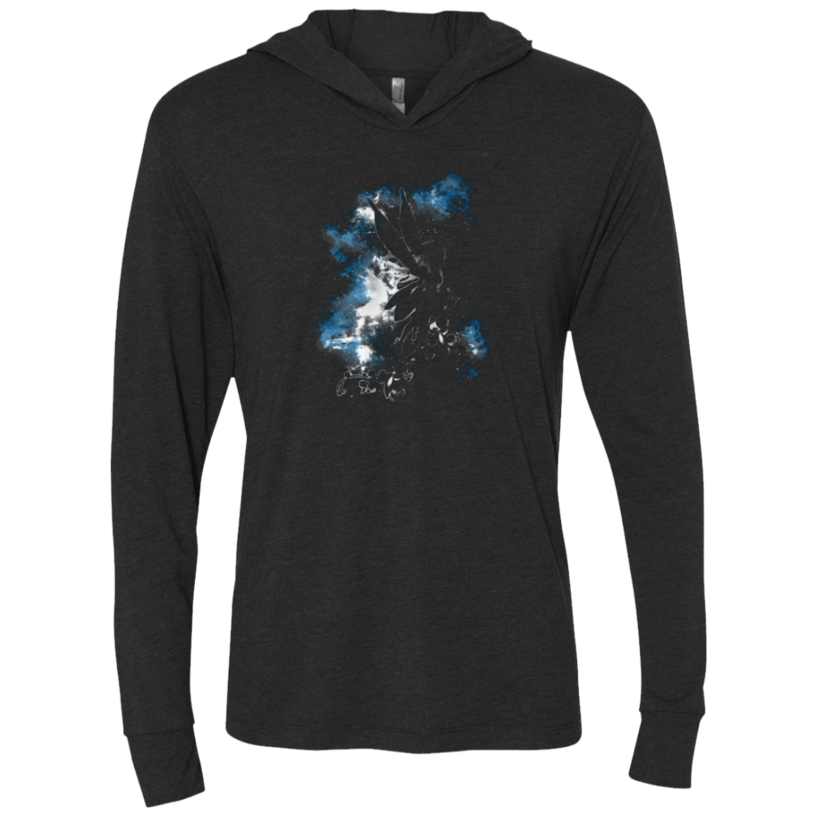 T-Shirts Vintage Black / X-Small Yui angel Triblend Long Sleeve Hoodie Tee