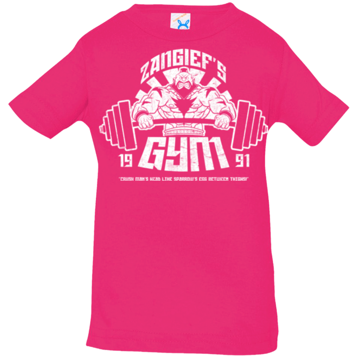 T-Shirts Hot Pink / 6 Months Zangief Gym Infant Premium T-Shirt
