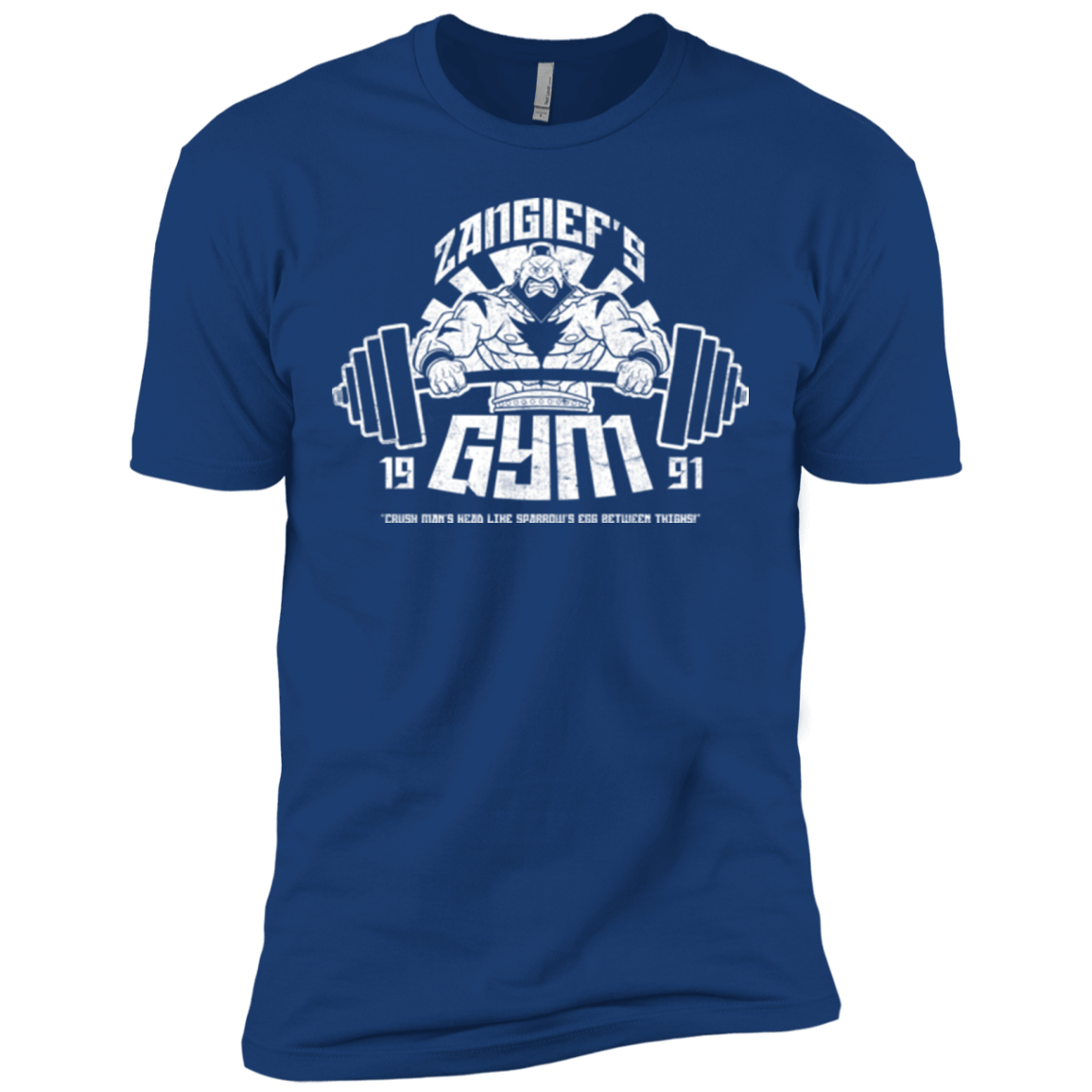 T-Shirts Royal / X-Small Zangief Gym Men's Premium T-Shirt