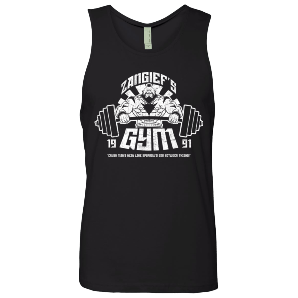 T-Shirts Black / Small Zangief Gym Men's Premium Tank Top