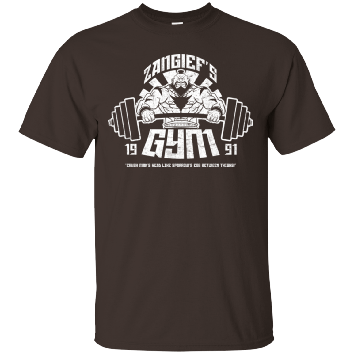 T-Shirts Dark Chocolate / Small Zangief Gym T-Shirt