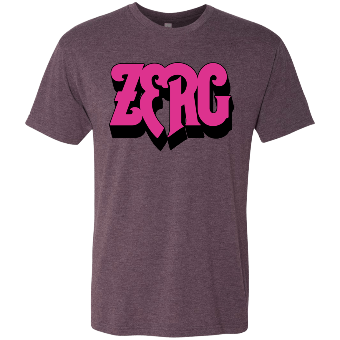 T-Shirts Vintage Purple / Small Zerg Rush Men's Triblend T-Shirt
