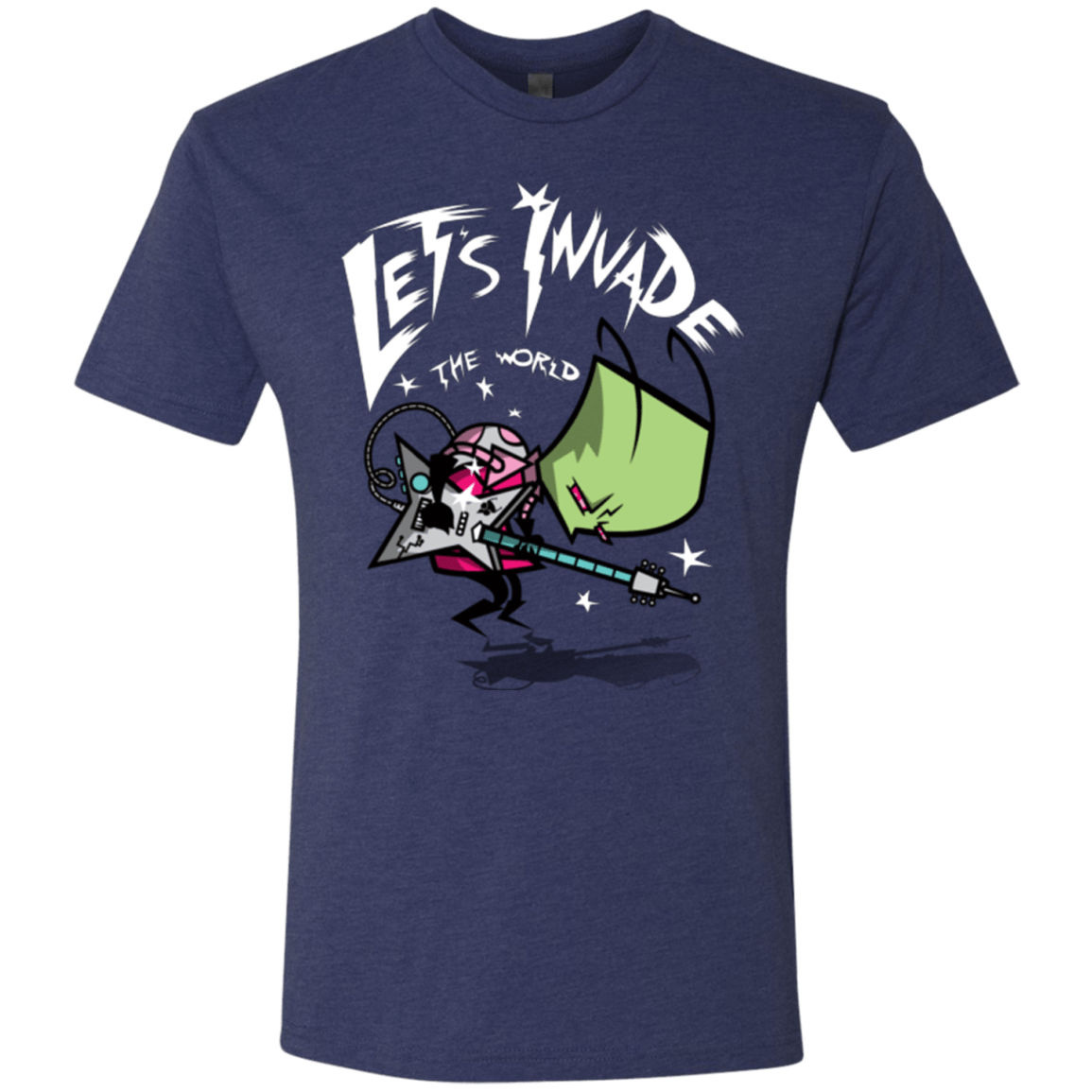 T-Shirts Vintage Navy / Small Zim Pilgrim Men's Triblend T-Shirt