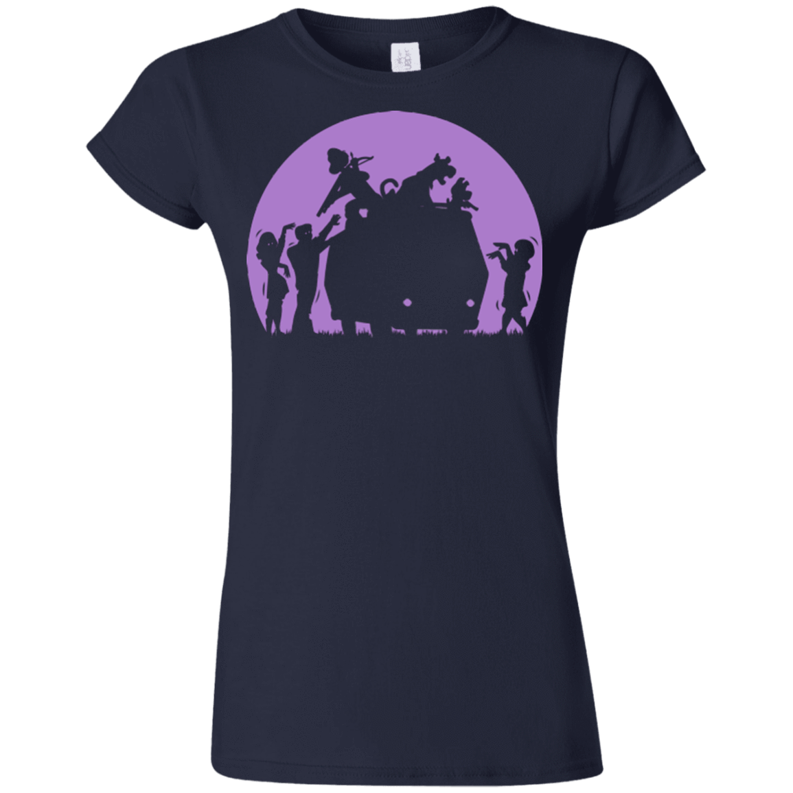 T-Shirts Navy / S Zoinks They're Zombies Junior Slimmer-Fit T-Shirt