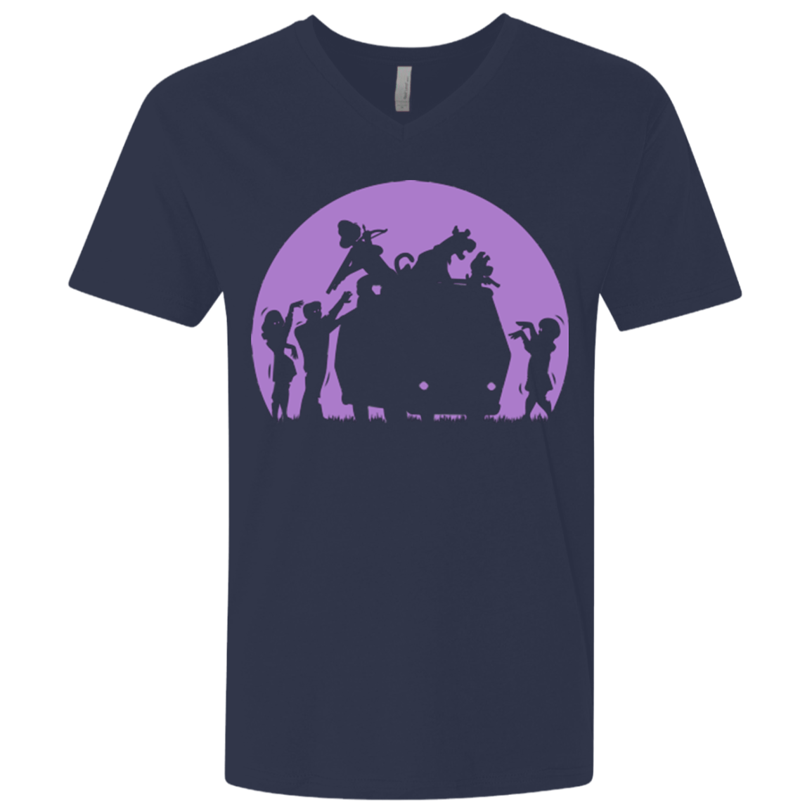 T-Shirts Midnight Navy / X-Small Zoinks They're Zombies Men's Premium V-Neck