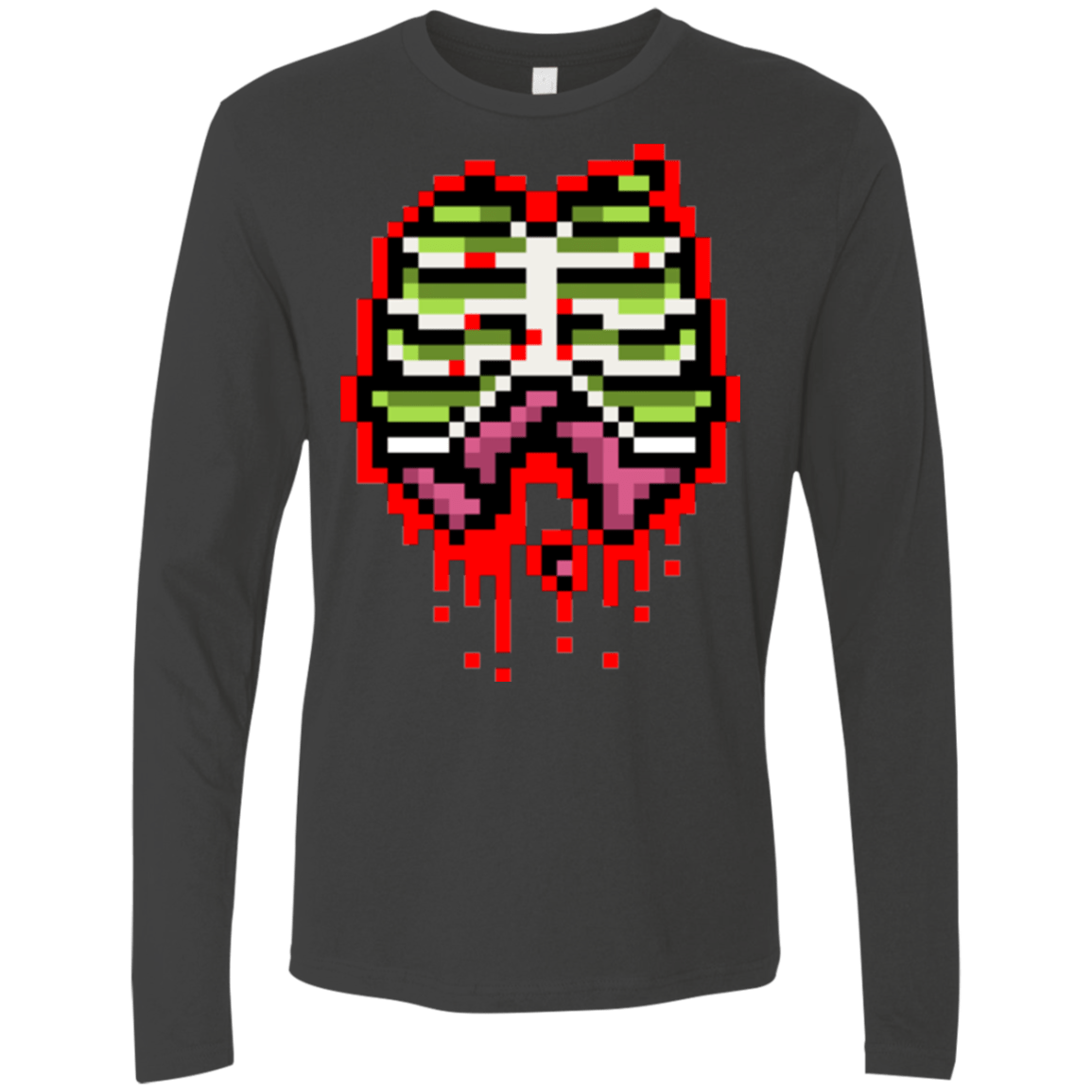 T-Shirts Heavy Metal / Small Zombie Guts Men's Premium Long Sleeve