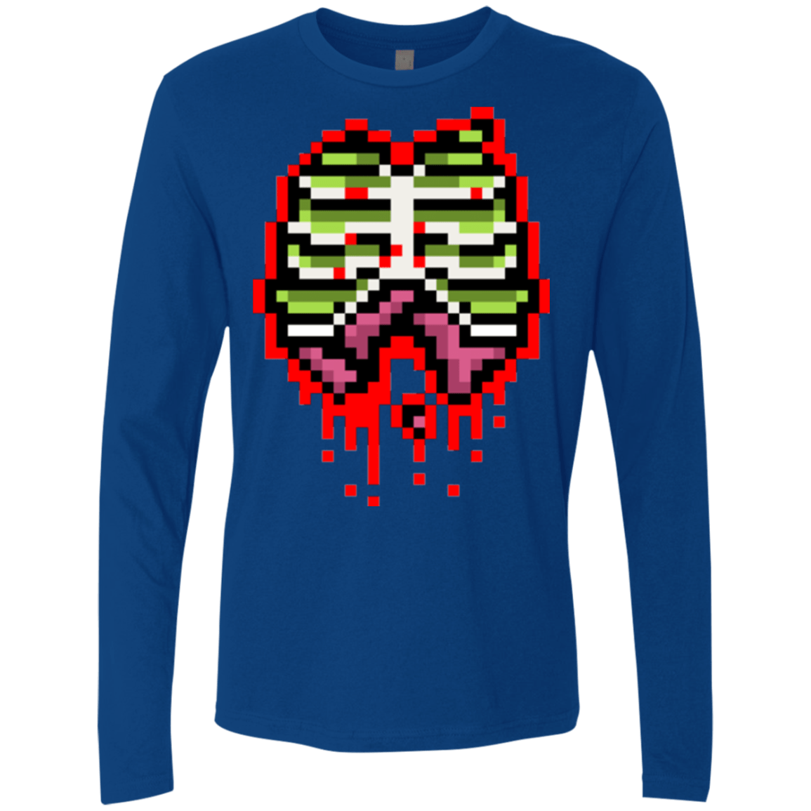 T-Shirts Royal / Small Zombie Guts Men's Premium Long Sleeve