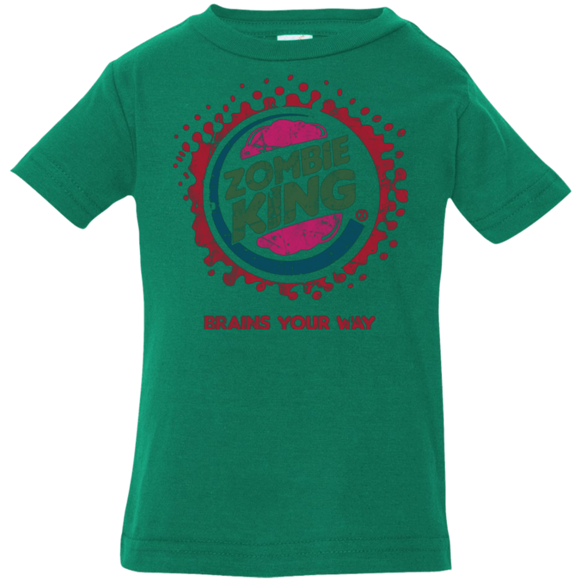 T-Shirts Kelly / 6 Months Zombie King Infant PremiumT-Shirt