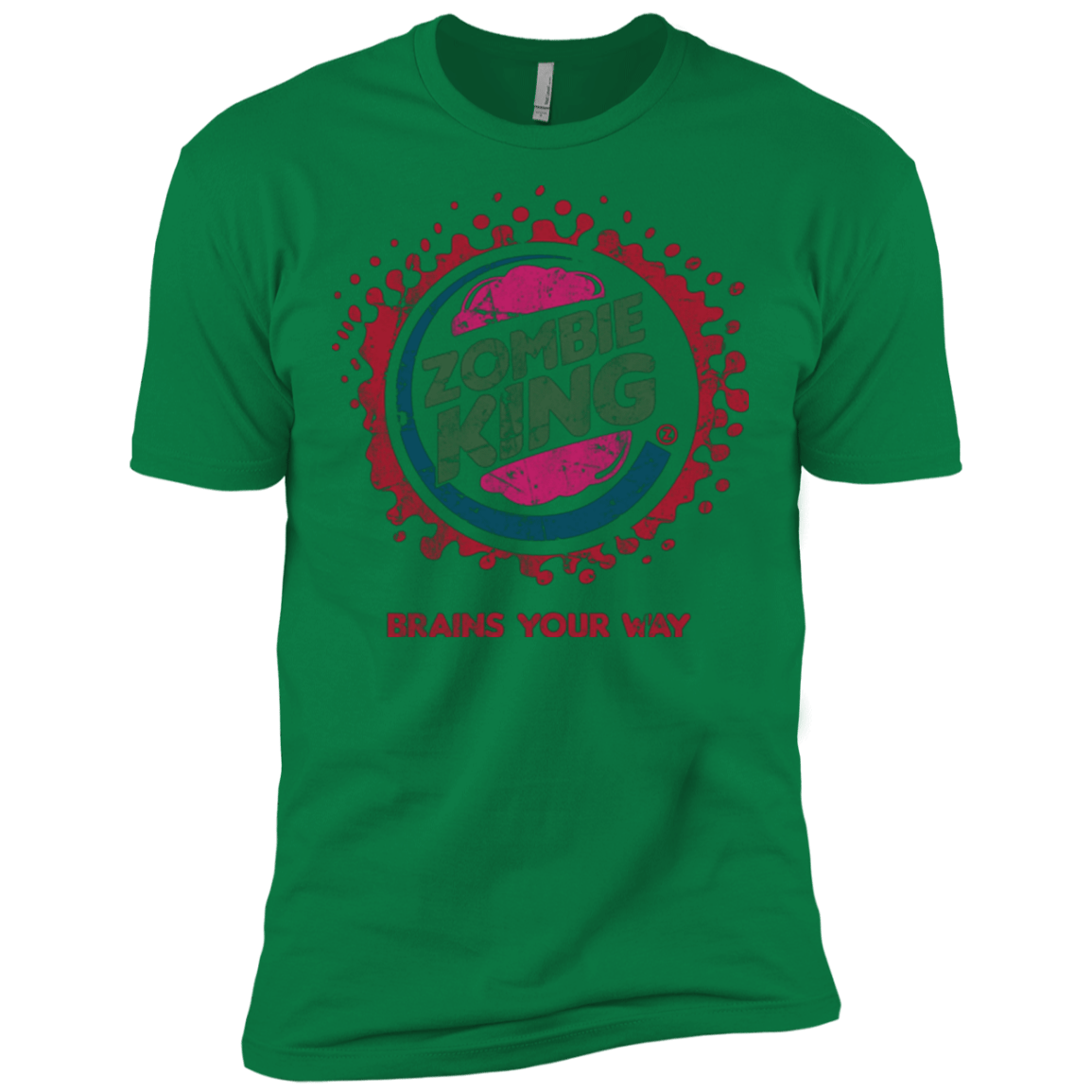 T-Shirts Kelly Green / X-Small Zombie King Men's Premium T-Shirt