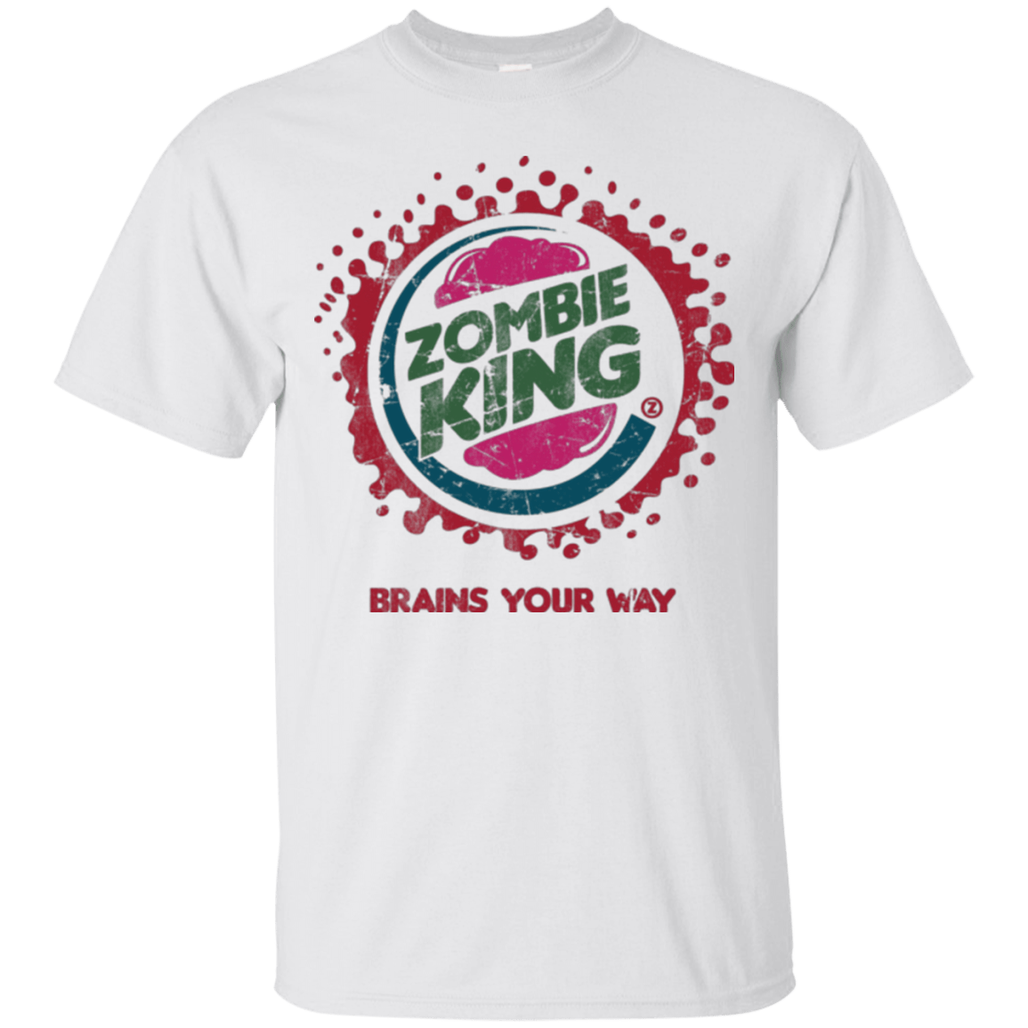 T-Shirts White / Small Zombie King T-Shirt