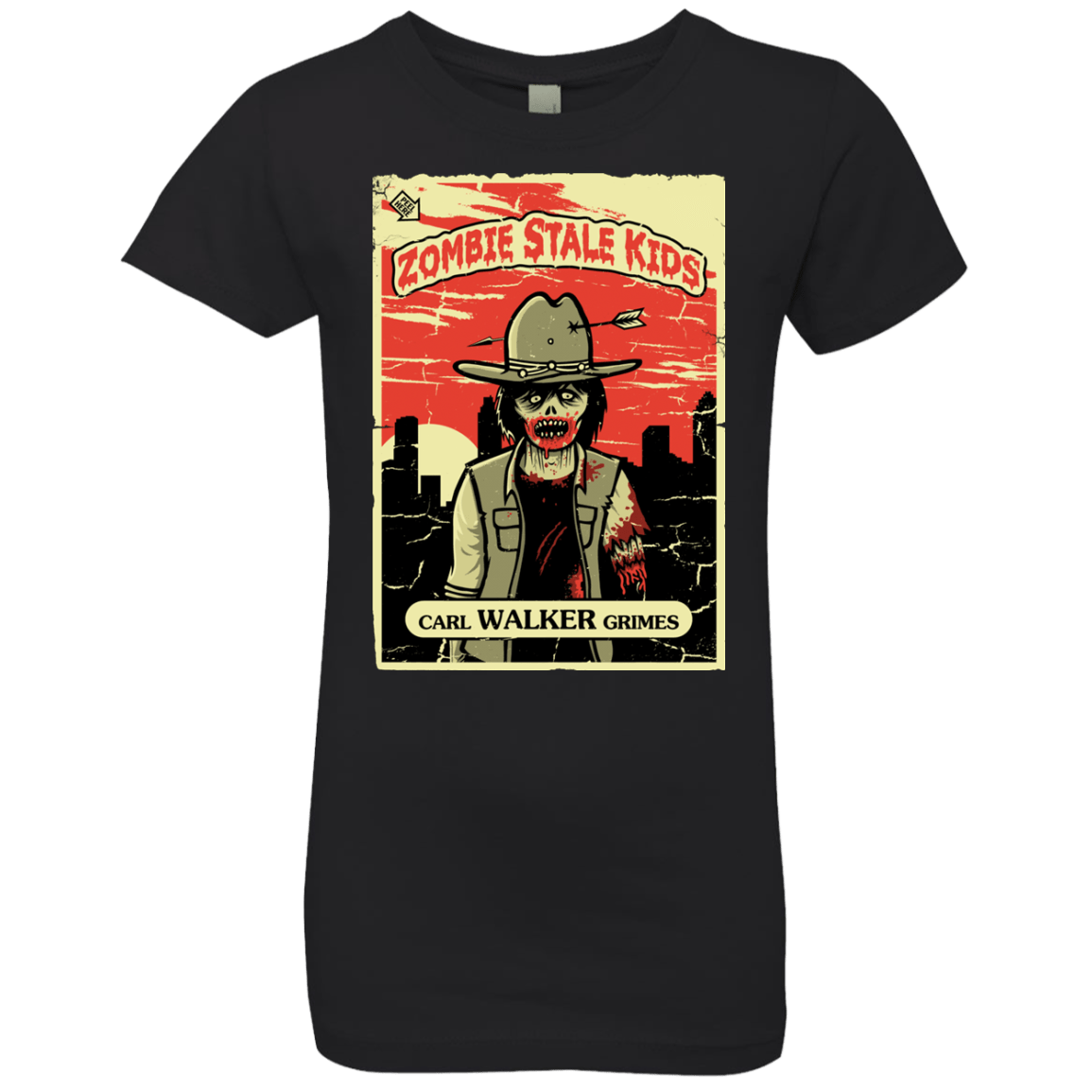 T-Shirts Black / YXS Zombie Stale Kids Girls Premium T-Shirt