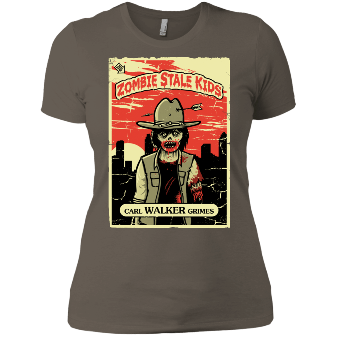 T-Shirts Warm Grey / X-Small Zombie Stale Kids Women's Premium T-Shirt