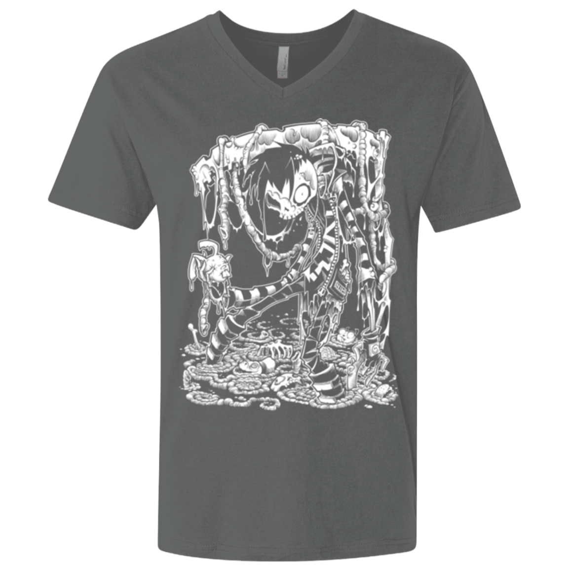 T-Shirts Heavy Metal / X-Small Zombnny Men's Premium V-Neck