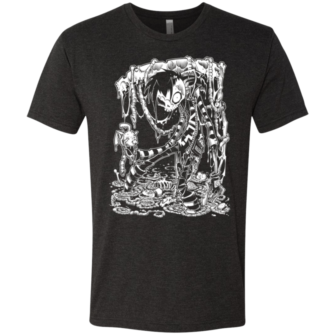 T-Shirts Vintage Black / Small Zombnny Men's Triblend T-Shirt