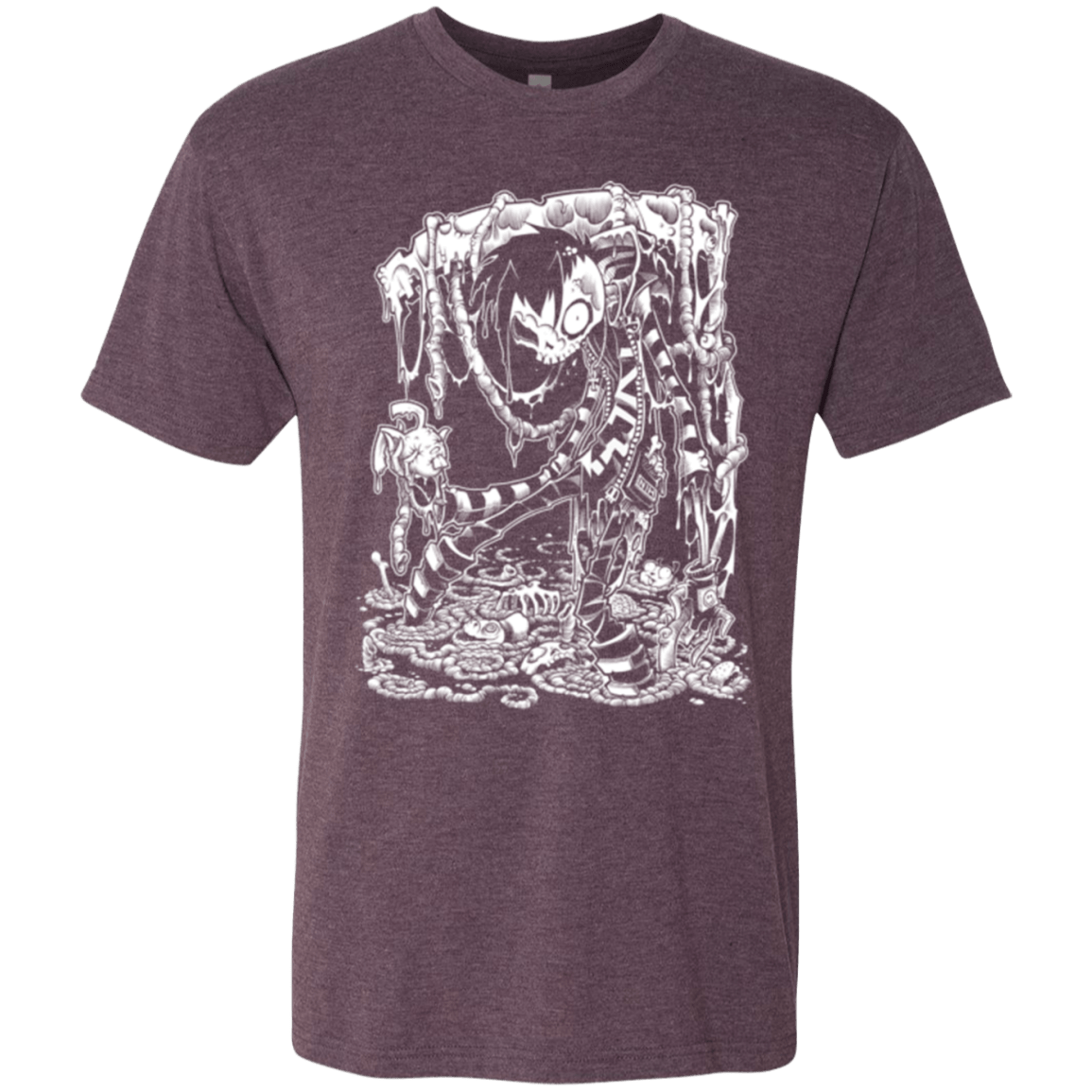 T-Shirts Vintage Purple / Small Zombnny Men's Triblend T-Shirt