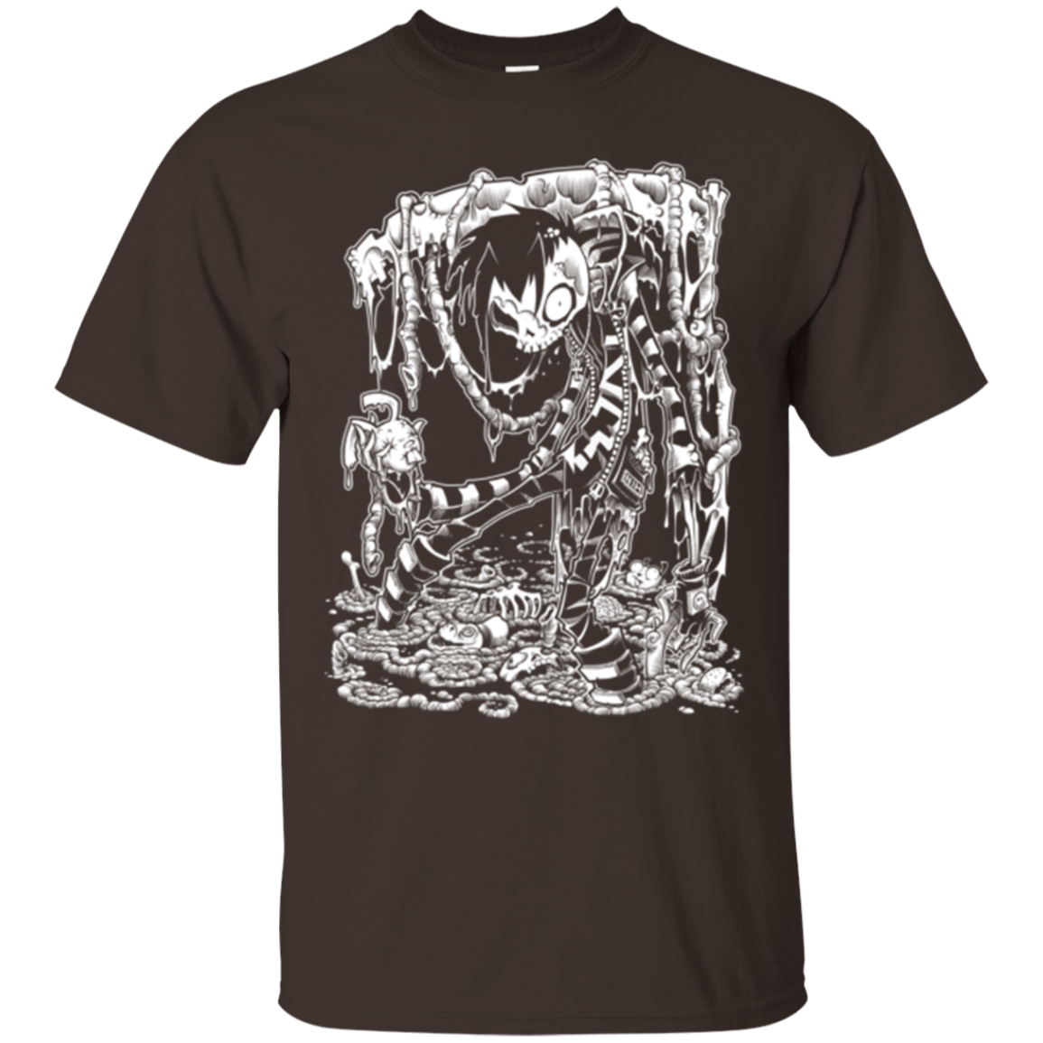 T-Shirts Dark Chocolate / Small Zombnny T-Shirt