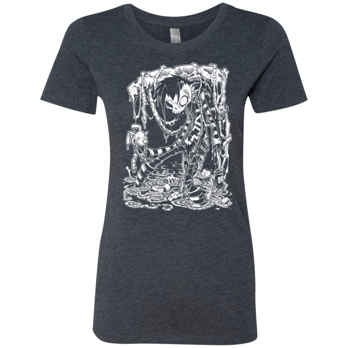 T-Shirts Vintage Navy / Small Zombnny Women's Triblend T-Shirt