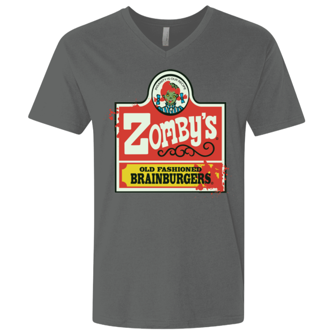 T-Shirts Heavy Metal / X-Small zombys Men's Premium V-Neck
