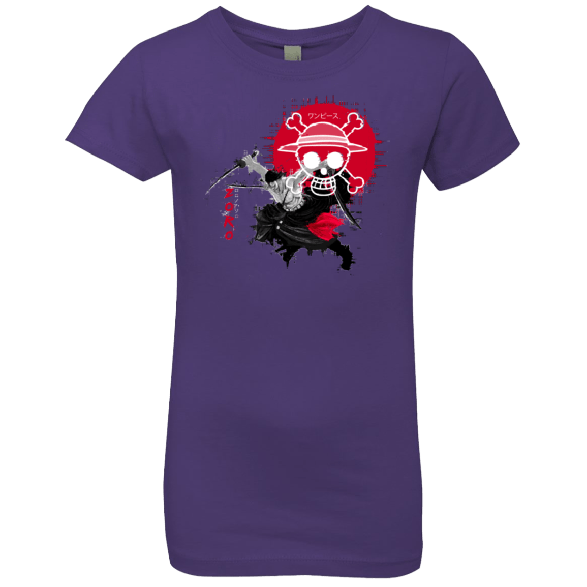 T-Shirts Purple Rush / YXS Zoro Girls Premium T-Shirt